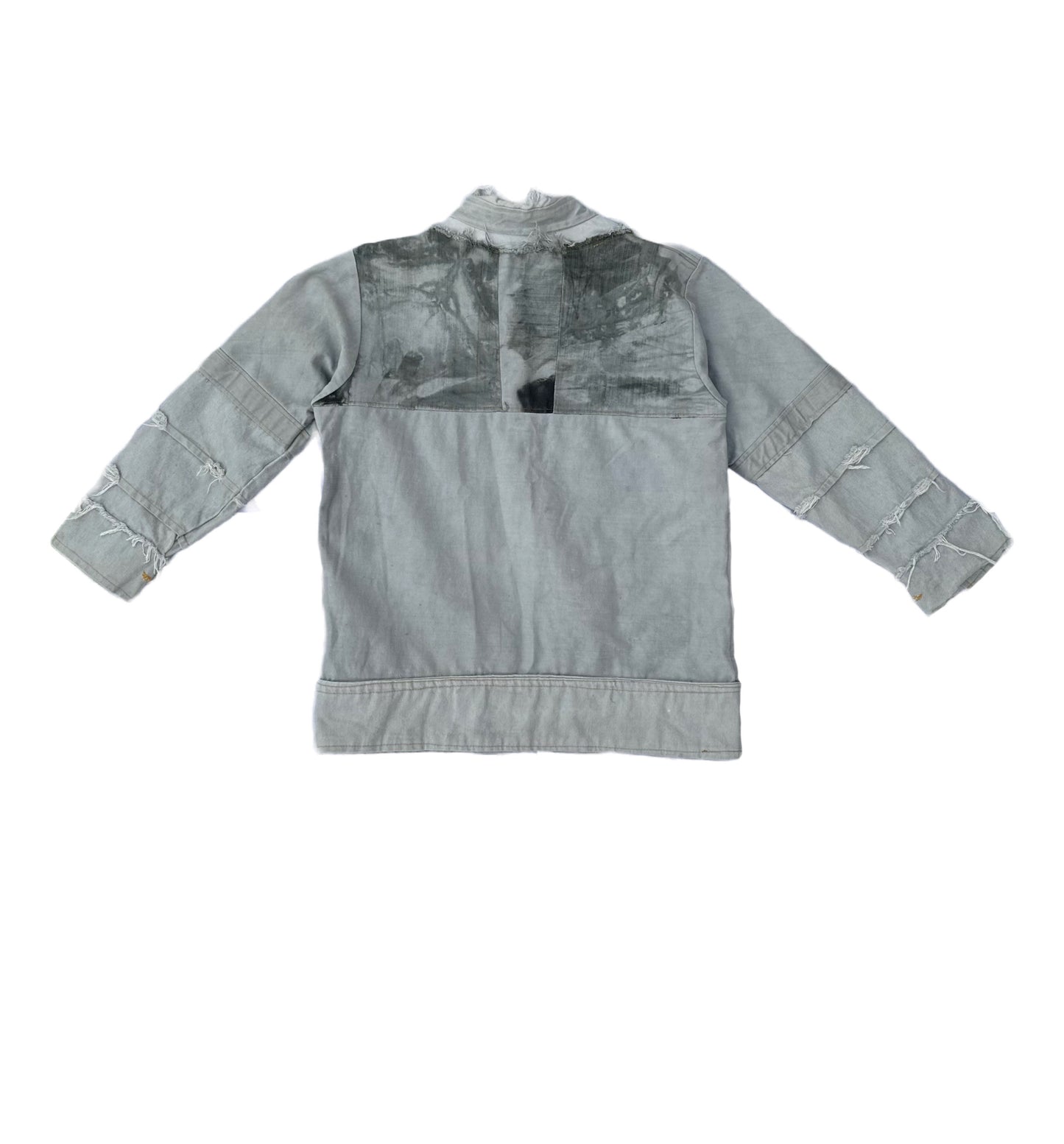 Gray distressed jacket