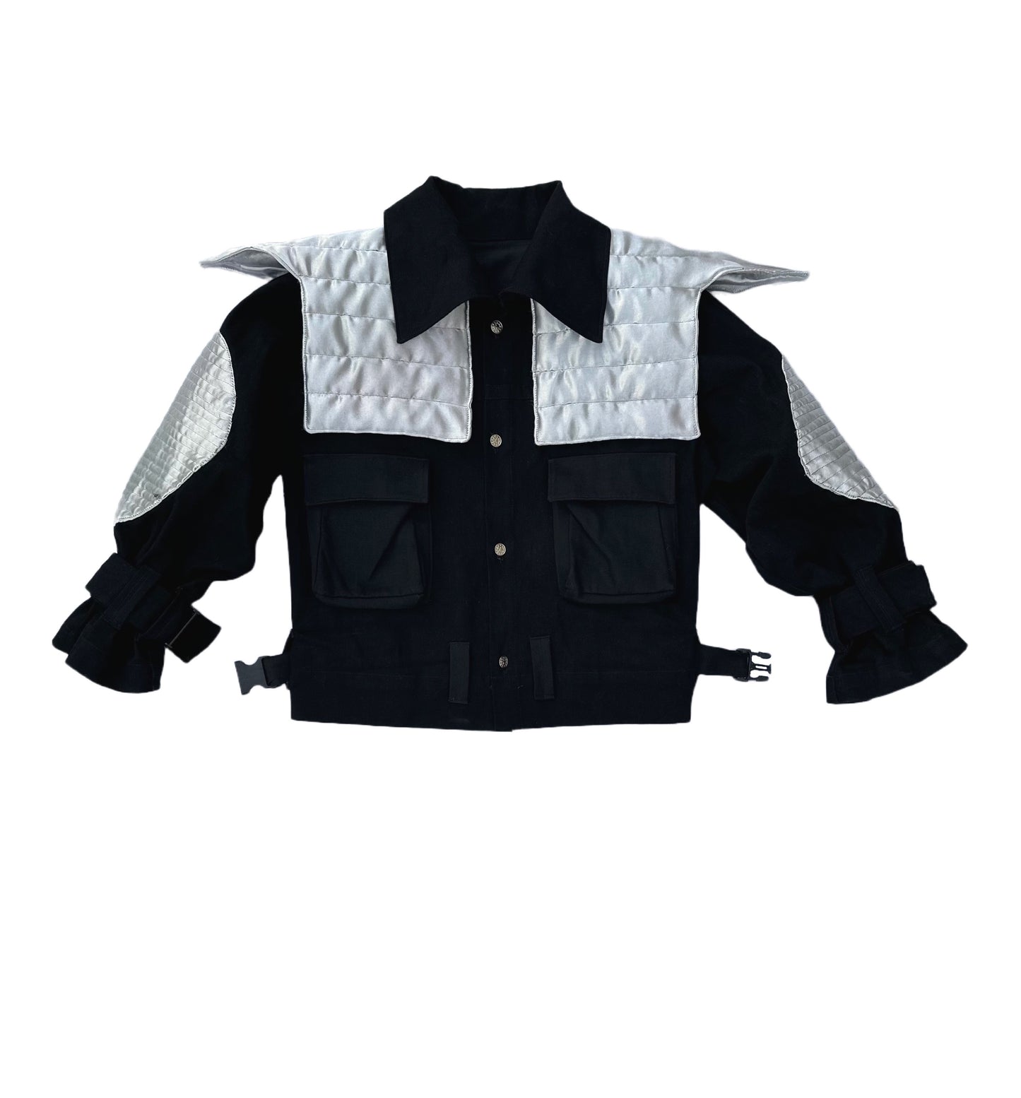 Black silver jacket