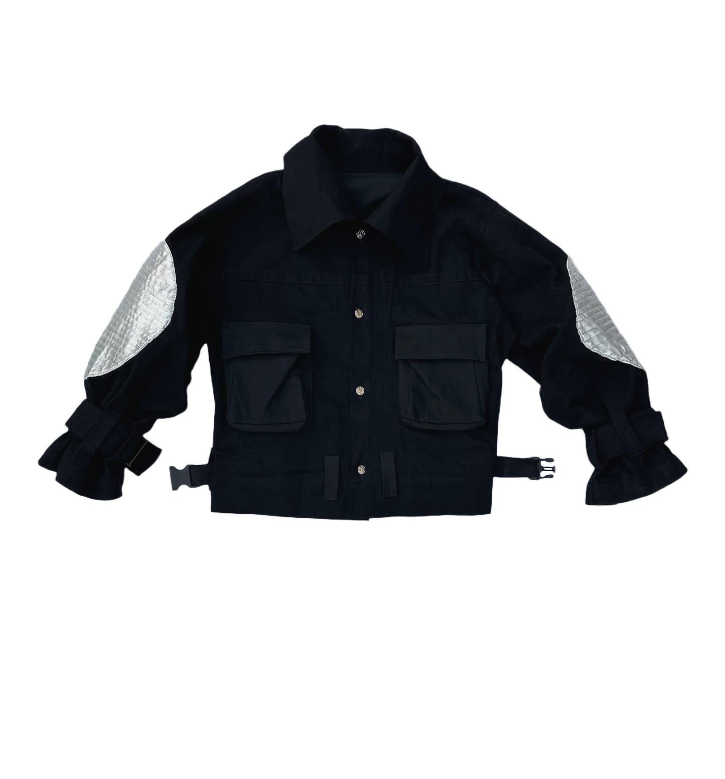Black silver jacket