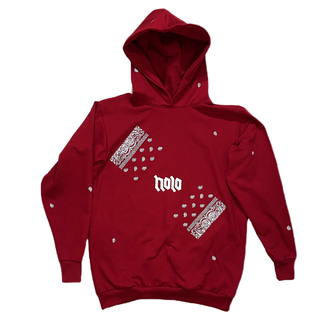 NO SIDE Red Hoodie